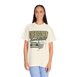 Dresden Lions Basketball Ivory Tee - Tucked & Threaded