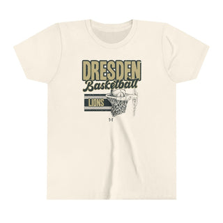 Dresden Lions Basketball Ivory Youth Tee - Tucked & Threaded