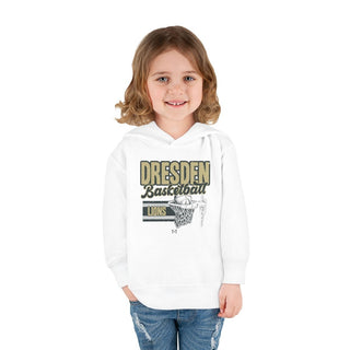Dresden Lions Basketball Toddler Sweatshirt with Hood - Tucked & Threaded
