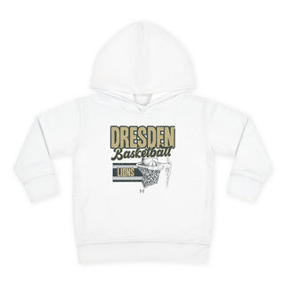 Dresden Lions Basketball Toddler Sweatshirt with Hood - Tucked & Threaded