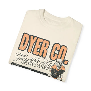 Dyer County Choctaws Football Ivory Tee - Tucked & Threaded
