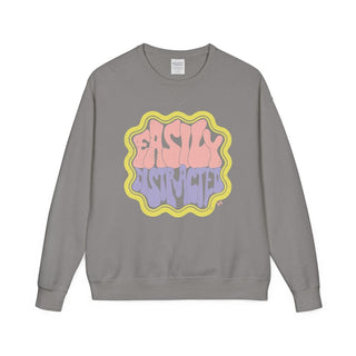 Easily Distracted Unisex Crewneck Sweatshirt - Tucked & Threaded