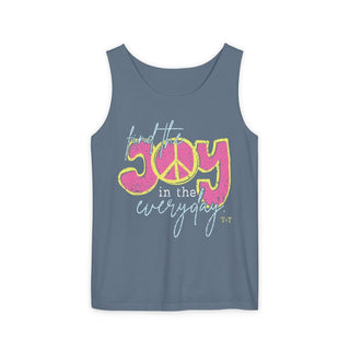 Find the Joy Grey or Blue Jean Unisex Tank - Tucked & Threaded