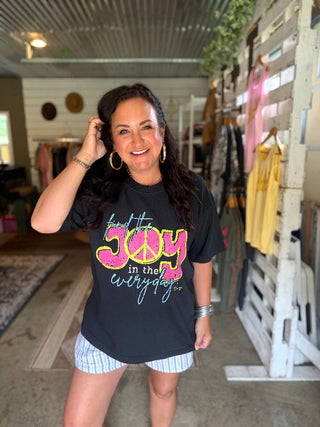 Find the Joy Urban Heavy Tee - Tucked & Threaded on female model