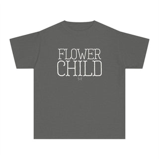 Flower Child Pepper or Orchid Youth Tee - Tucked & Threaded