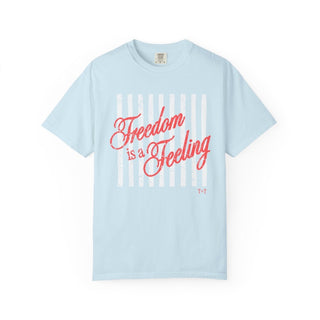 Freedom is a Feeling Chambray Unisex Tee - Tucked & Threaded