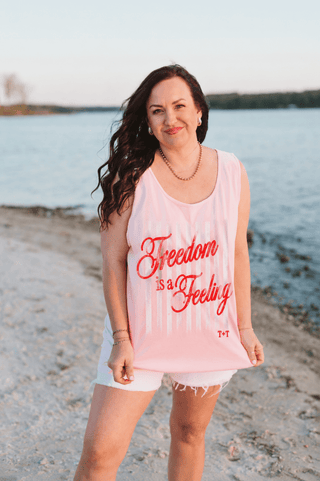 Freedom is a Feeling Unisex Tank - Tucked & Threaded