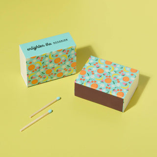 Fruit Salad Matchbox with Colorful Matchsticks - Tucked & Threaded