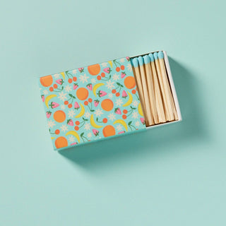 Fruit Salad Matchbox with Colorful Matchsticks - Tucked & Threaded