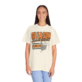 Gleason Bulldogs Basketball Ivory Tee - Tucked & Threaded