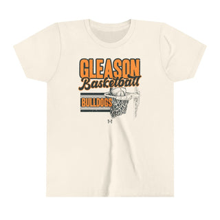 Gleason Bulldogs Football Ivory Youth Tee - Tucked & Threaded