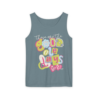 Good Ole Days Ice Blue or Pepper Unisex Tank - Tucked & Threaded
