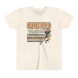 Greenfield Jackets Football Ivory Youth Tee - Tucked & Threaded