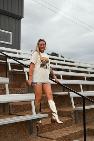 Greenfield Jackets Softball Ivory Tee - Tucked & Threaded
