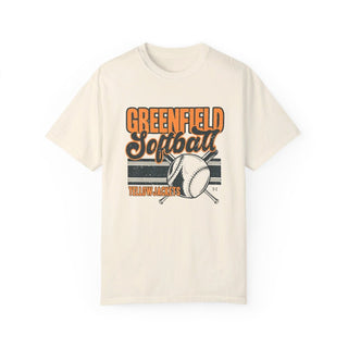 Greenfield Jackets Softball Ivory Tee - Tucked & Threaded