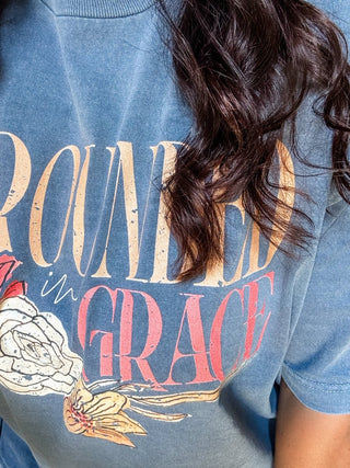 Grounded in Grace Midweight Faded Tee (Wholesale) - Tucked & Threaded
