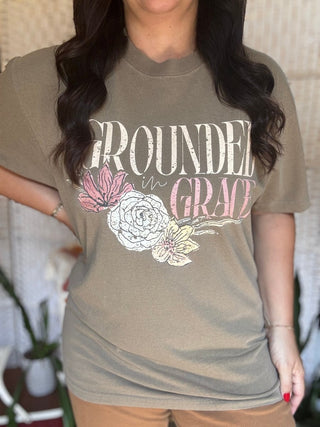 Grounded in Grace Midweight Faded Tee (Wholesale) - Tucked & Threaded