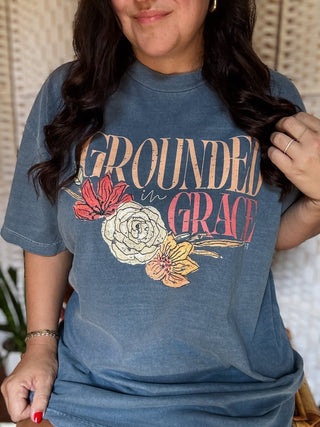 Grounded in Grace Midweight Faded Tee (Wholesale) - Tucked & Threaded