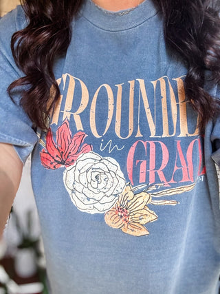 Grounded in Grace Midweight Faded Tee (Wholesale) - Tucked & Threaded