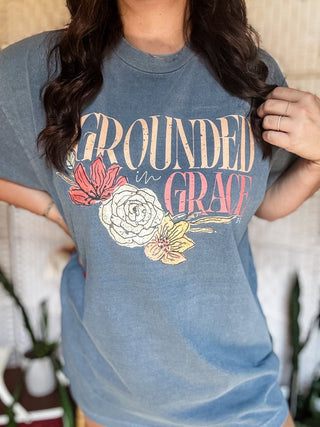 Grounded in Grace Midweight Faded Tee (Wholesale) - Tucked & Threaded