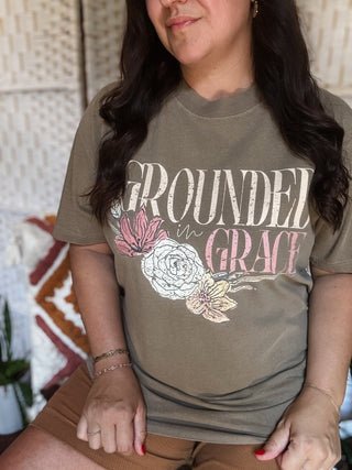 Grounded in Grace Midweight Faded Tee (Wholesale) - Tucked & Threaded
