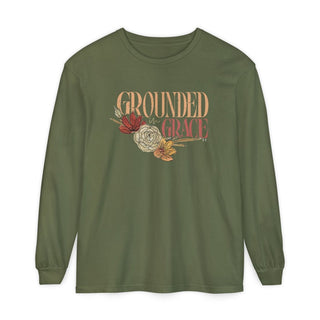 Grounded in Grace Unisex Long-Sleeve Tee - Tucked & Threaded