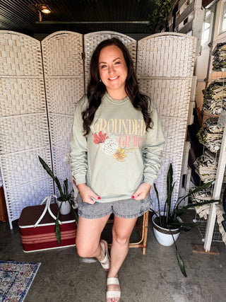 Grounded in Grace Unisex Long-Sleeve Tee - Tucked & Threaded