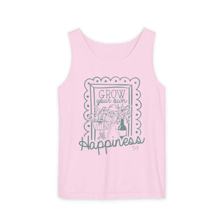 Grow Your Own Happiness Unisex Tank - Tucked & Threaded