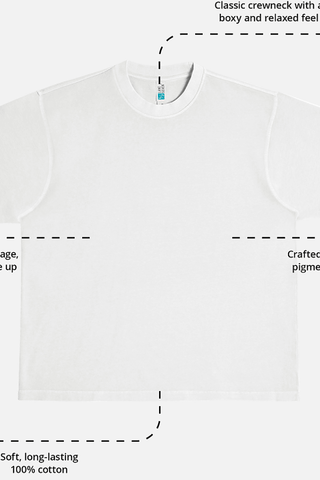 Here to Act Up Lane Seven Urban Heavy Salmon Tee - Tucked & Threaded