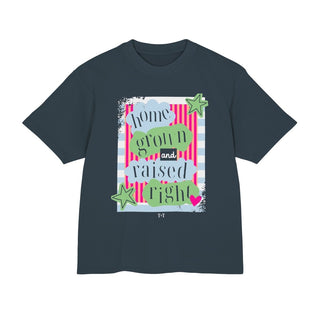 Home Grown + Raised Right Small Town Urban Heavy Tee - Tucked & Threaded