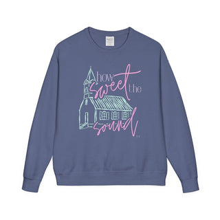 How Sweet the Sound Unisex Crewneck Sweatshirt - Tucked & Threaded