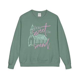 How Sweet the Sound Unisex Crewneck Sweatshirt - Tucked & Threaded