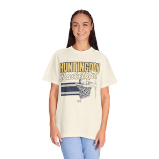 Huntingdon Basketball Ivory Tee - Tucked & Threaded
