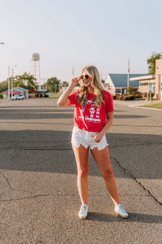 731 Patriotic Red Tee