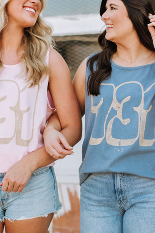 731 Bubble Denim Unisex Tank