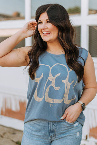 731 Bubble Denim Unisex Tank