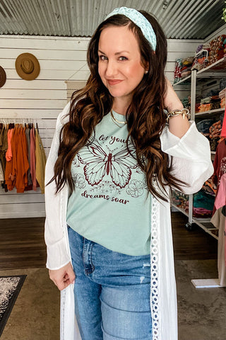 Let Your Dreams Soar Seafoam Tee