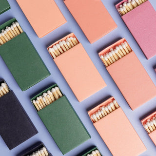 Iridescent Blue Matchbox - Tucked & Threaded