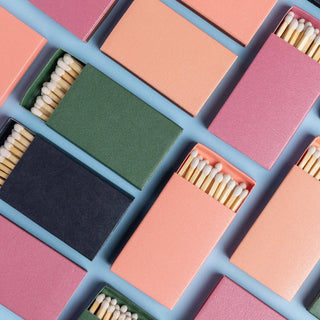 Iridescent Blue Matchbox - Tucked & Threaded