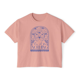 It's Not for Nothing Boxy Tee (Wholesale) - Tucked & Threaded