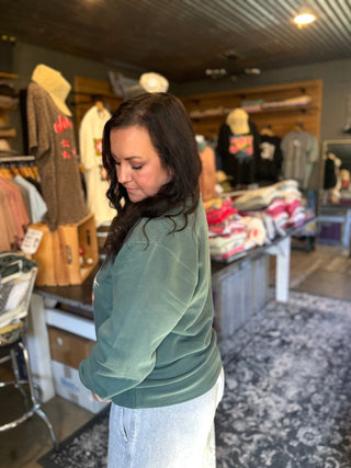 Keep Showing Up Retro Midweight Sweatshirt | Tucked & Threaded - Tucked & Threaded