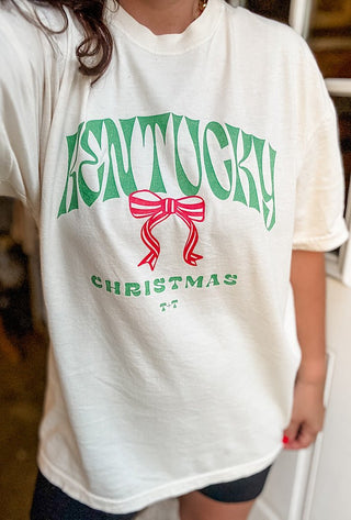 Kentucky Christmas Ivory Tee - Tucked & Threaded