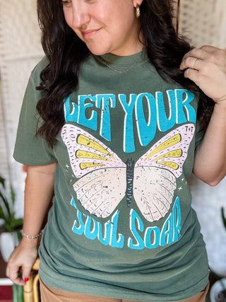Let Your Soul Soar Unisex Tee - Tucked & Threaded