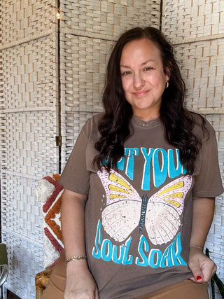 Let Your Soul Soar Unisex Tee - Tucked & Threaded