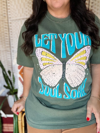Let Your Soul Soar Unisex Tee - Tucked & Threaded