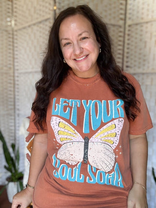 Let Your Soul Soar Unisex Tee - Tucked & Threaded