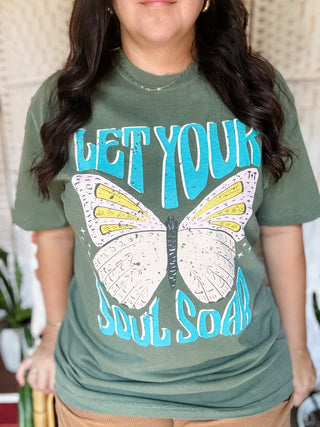 Let Your Soul Soar Unisex Tee - Tucked & Threaded