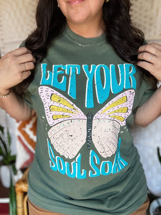 Let Your Soul Soar Unisex Tee - Tucked & Threaded