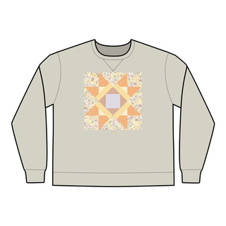 Lilac Quilted Unisex Sweatshirt - Tucked & Threaded