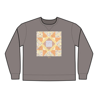 Lilac Quilted Unisex Sweatshirt - Tucked & Threaded